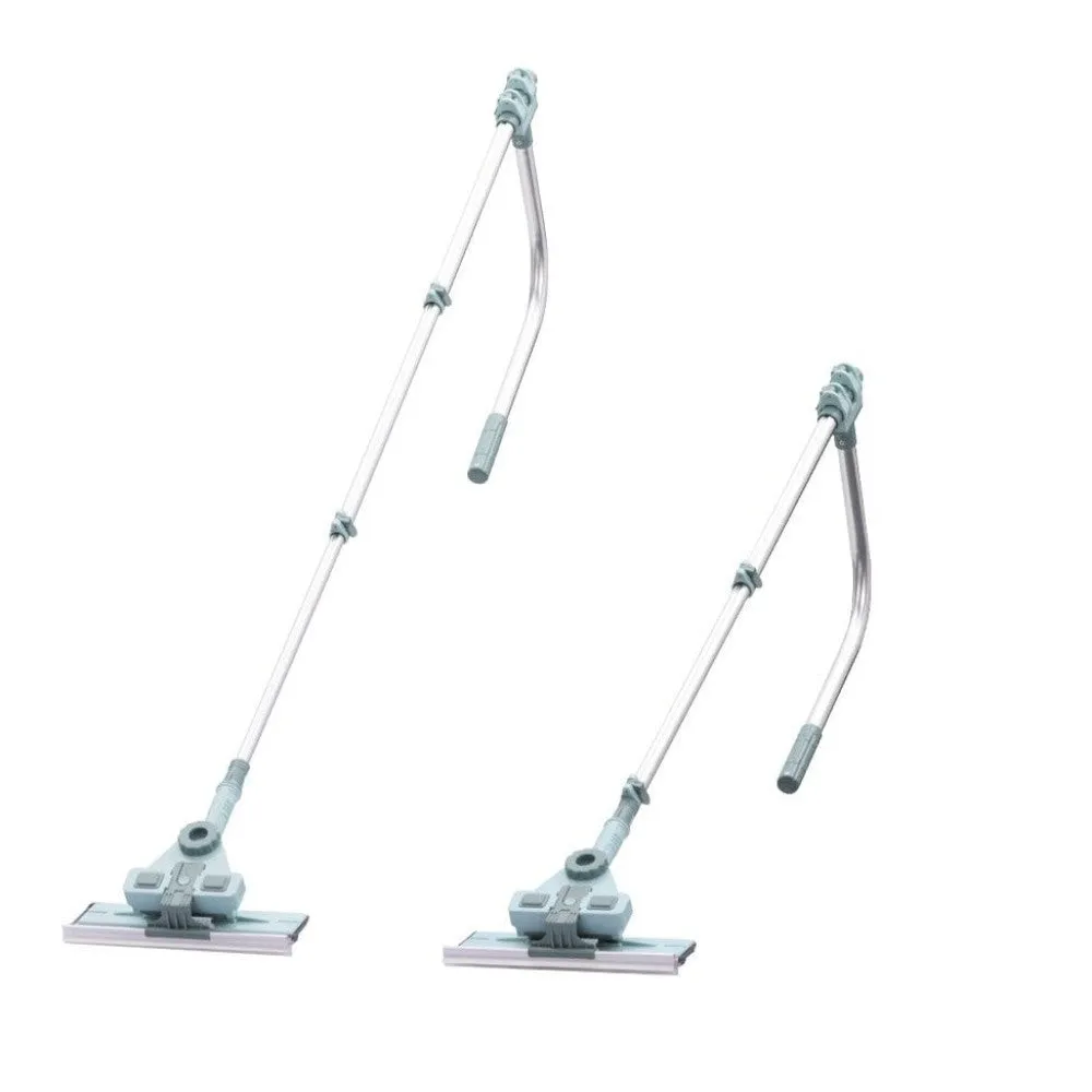180 Rotatable Microfiber Extendable Glass Wiper Scrubber for High Window
