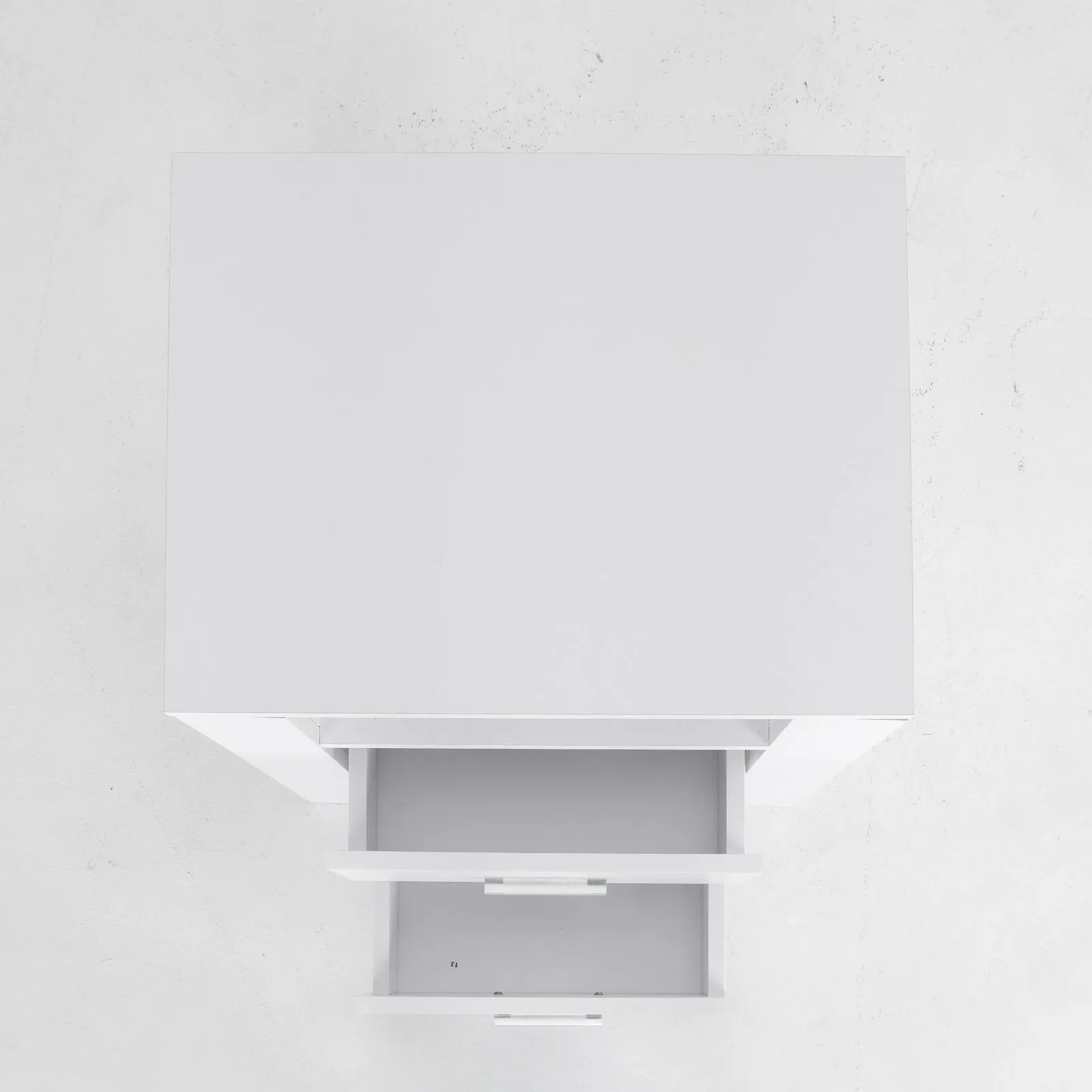 2X Bedside Table Side Storage Cabinet Nightstand Bedroom 2 Drawer 1 Shelf ZURI WHITE