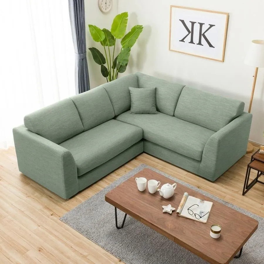 Florita 5 Seater Corner Fabric Sofa Set