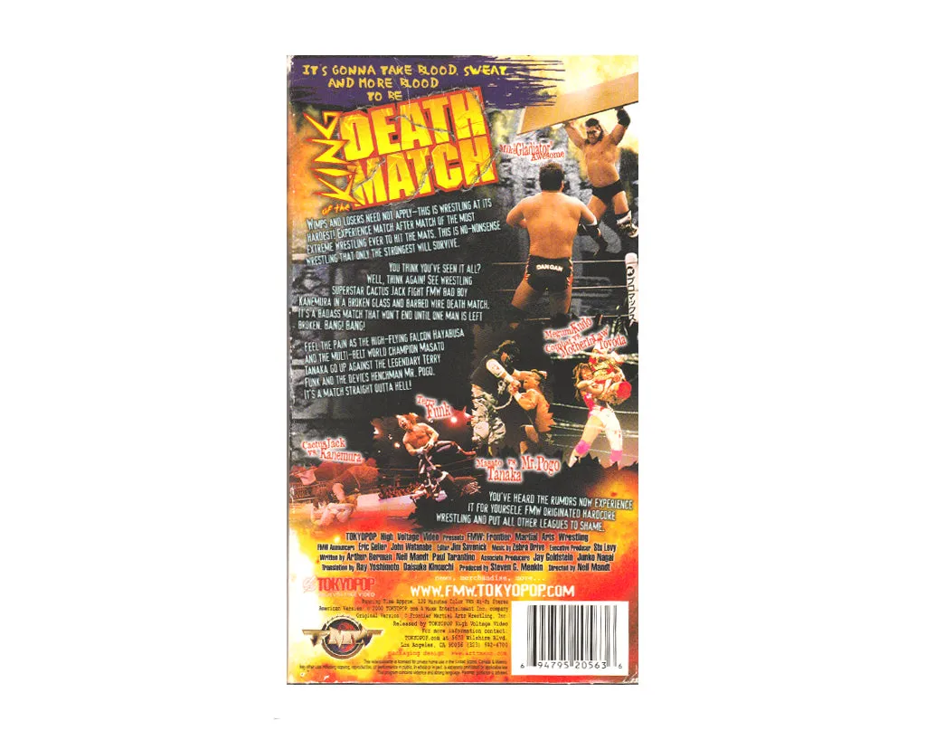 FMW KING OF THE DEATHMATCH VHS TAPE