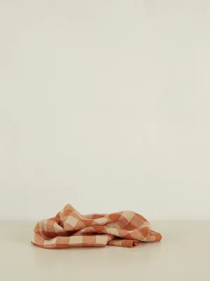 Gingham Linen Napkin | Marmalade | Set of 2