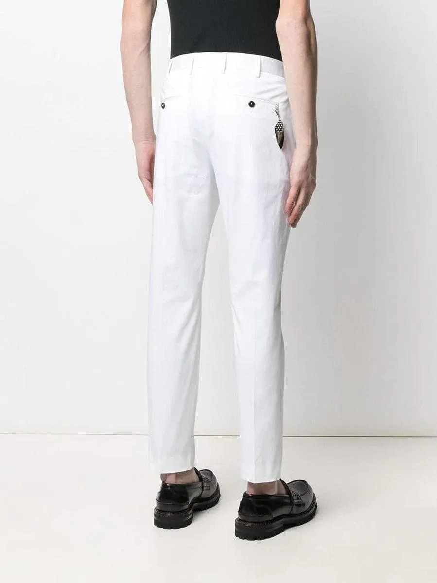 Pantaloni sartoriali con vita media