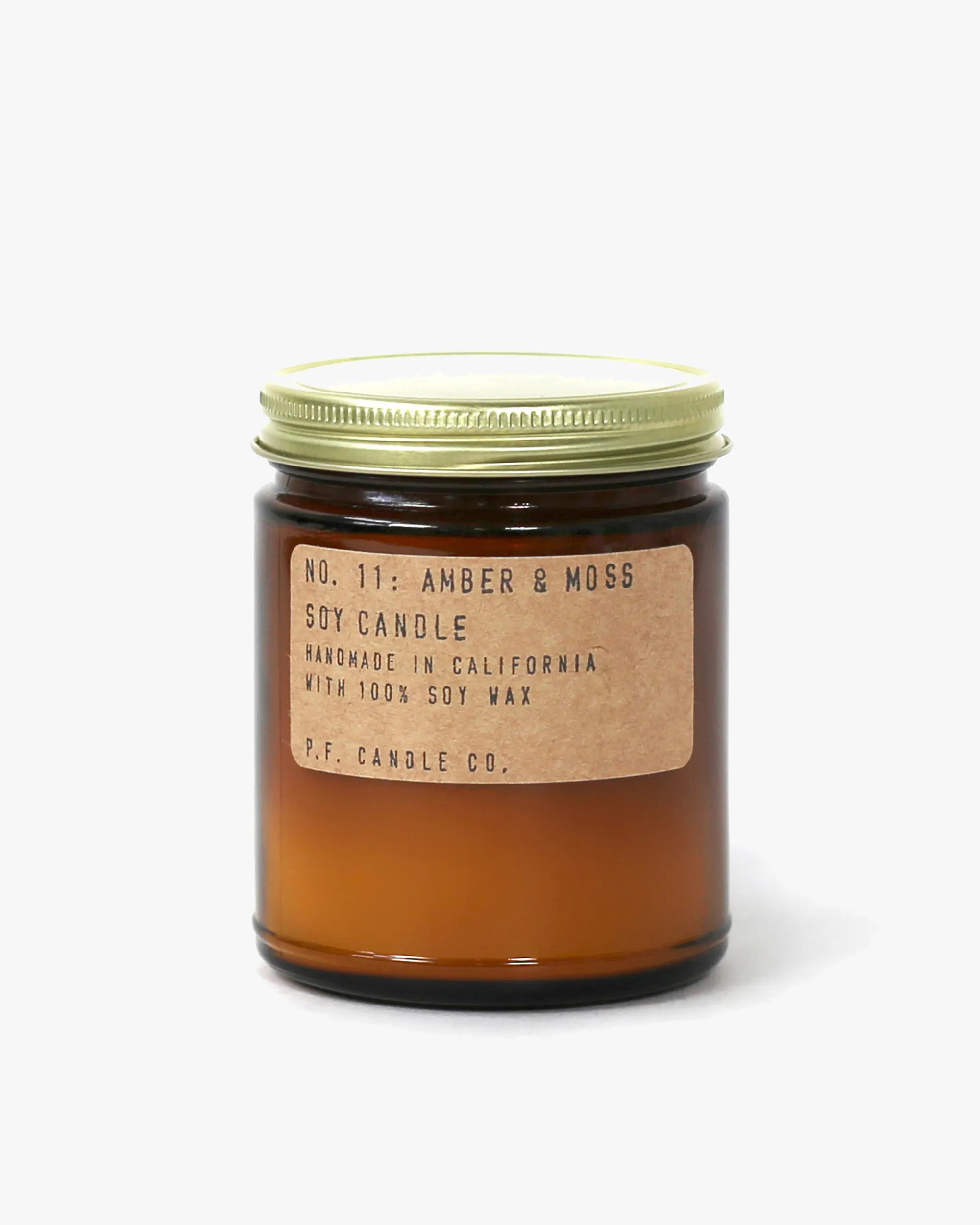 P.F. Candle Co. 7.2oz Standard Jar Candle - Amber & Moss