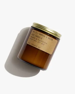 P.F. Candle Co. 7.2oz Standard Jar Candle - Amber & Moss