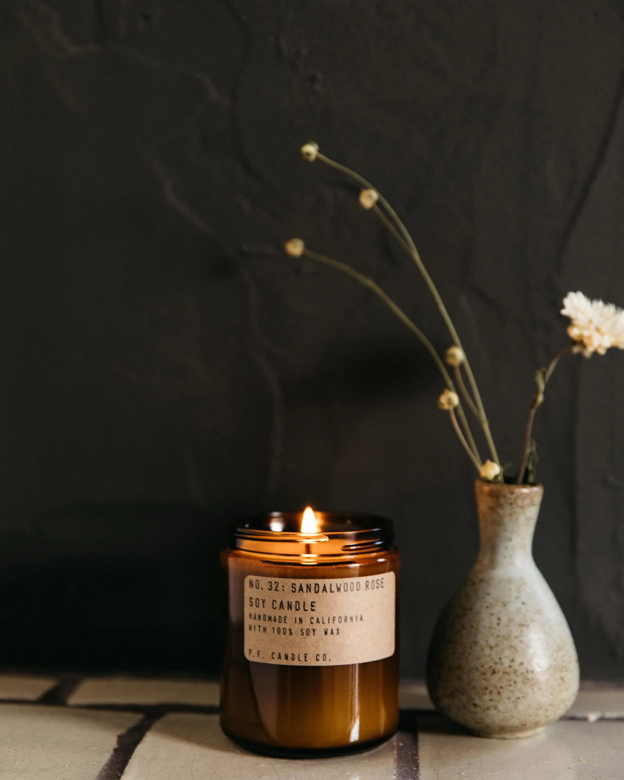 P.F. Candle Co. 7.2oz Standard Jar Candle - Sandalwood Rose