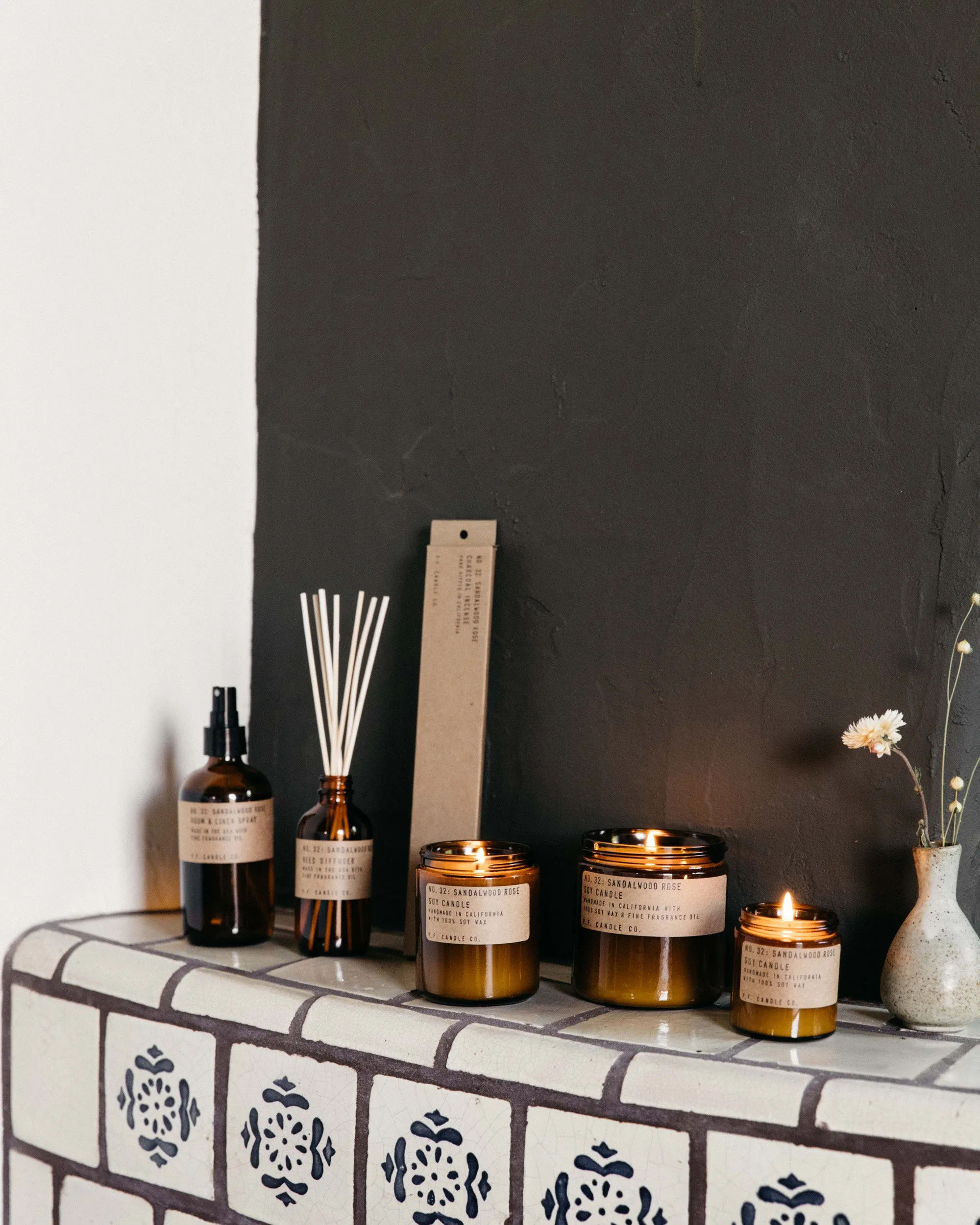 P.F. Candle Co. 7.2oz Standard Jar Candle - Sandalwood Rose